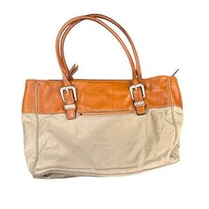 Michael Kors Chic Tan and Cream Women's Tote Bag